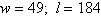 <strong>The length of a rectangle is 12 feet less than 4 times the width of a rectangle. If the perimeter of the rectangle is 466 feet, find the width and the length.</strong> A) B) C) D) E)
