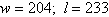 <strong>The length of a rectangle is 12 feet less than 4 times the width of a rectangle. If the perimeter of the rectangle is 466 feet, find the width and the length.</strong> A) B) C) D) E)
