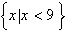 <strong>Solve the compound inequality below. Write the solution set using set-builder notation. or </strong> A) B) C) D) E)