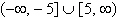 <strong>Use the critical value method to solve the polynomial inequality below. Use interval notation to write the solution set. </strong> A) B) C) D) E)