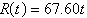 <strong>A rental car company purchases an automobile for $20,600. The automobile requires an average cost of $7.60 per day in maintenance. The automobile rents for $60.00 a day. Find a linear function that expresses the total revenue R when the automobile has been rented for t days.</strong> A) B) C) D) E)