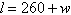 <strong>The sum of the length l and the width w of a rectangular region is 260 meters. Write w as a function of l .</strong> A) B) C) D) E)