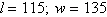 <strong>The sum of the length l and the width w of a rectangular region is 250 meters. Find the dimensions that produce the greatest area.</strong> A) B) C) D) E)