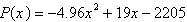 <strong>An air freight company has determined that the cost, in dollars, of delivering x parcels per flight is . The price per parcel, in dollars, the company charges to send x parcels is . Determine the profit function.</strong> A) B) C) D) E)