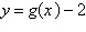 <strong>Use the graph of g, shown below, to sketch the graph of the function below. g </strong> A) B) C) D) E)