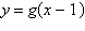 <strong>Use the graph of g, shown below, to sketch the graph of the function below. g </strong> A) B) C) D) E)