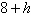 <strong>Find the difference quotient of .</strong> A) B) C)8 D) E)