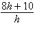 <strong>Find the difference quotient of .</strong> A) B) C)8 D) E)