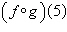<strong>Evaluate the following composite function if and . </strong> A)49 B)54 C)48 D)47 E)46
