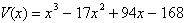 <strong>A rectangular box has a volume of cubic inches. The height of the box is inches. The width of the box is inches. Find the length of the box in terms of x .</strong> A) inches B) inches C) inches D) inches E) inches