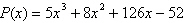 <strong>Given is a zero of the polynomial function , find the remaining zeros of the polynomial.</strong> A) B) C) D)2, -1 + 5 i E)