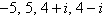 <strong>Given is a zero of the polynomial function , find the remaining zeros of the polynomial.</strong> A) B) C) D) E)5 i, -5, 4 + i , 4 - i
