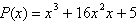 <strong>Find a polynomial function of lowest degree with integer coefficients that has the zeros 8, -1, -2.</strong> A) B) C) D) E)