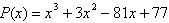 <strong>Find a polynomial function P of degree 3 with integer coefficients that has zeros and .</strong> A) B) C) D) E)