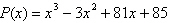 <strong>Find a polynomial function P of degree 3 with integer coefficients that has zeros and .</strong> A) B) C) D) E)