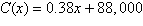 <strong>The cost, in dollars, of producing x golf balls is given by . The average cost per golf ball is given by . Find the average cost per ball as the number of golf balls produced increases.</strong> A) B) C) D) E)