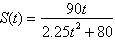 <strong>A music company expects that the monthly sales S , in thousands, of a new music CD it has produced will be closely approximated by where t is the number of months after the CD is released. Find the monthly sales the company expects months after the CD is released. Round to the nearest 100 CDs.</strong> A)3700 CDs B)3500 CDs C)3400 CDs D)4300 CDs E)2900 CDs