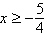 <strong>Find the inverse of , .</strong> A) B) C) D) E)