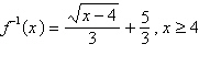 <strong>Find the inverse of , .</strong> A) B) C) D) E)