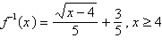 <strong>Find the inverse of , .</strong> A) B) C) D) E)