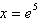 <strong>Write the equation below in its exponential form. </strong> A) B) C) D) E)