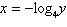 <strong>Write the equation below in its logarithmic form. Assume . </strong> A) B) C) D) E)