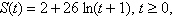 <strong>The function models the average typing speed S , in words per minute, of a student who has been typing for t months. What was the student s average typing speed, to the nearest word per minute, after 10 months?</strong> A)29 words/min B)64 words/min C)28 words/min D)29 words/min. E)67 words/min