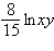 <strong>Expand the given logarithmic expression. Assume all variable expressions represent positive real numbers. </strong> A) B) C) D) E)