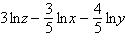 <strong>Expand the logarithmic expression Assume all variable expressions represent positive real numbers.</strong> A) B) C) D) E)