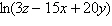 <strong>Expand the logarithmic expression Assume all variable expressions represent positive real numbers.</strong> A) B) C) D) E)