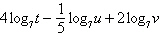 <strong>Write the expression below as a single logarithm with a coefficient of 1. Assume all variable expressions represent positive real numbers. </strong> A) B) C) D) E)