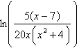 <strong>Write as a single logarithm with a coefficient of 1. Assume all variable expressions represent positive real numbers.</strong> A) B) C) D) E)
