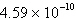 <strong>A chemical solution has a hydronium-ion concentration of mole per liter. Determine the pH of the solution.</strong> A)10.7 B)8.8 C)21.5 D)9.3 E)4.6