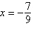 <strong>Use algebraic procedures to find the exact solution(s)of the equation below. </strong> A) B) C) D) E)