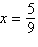<strong>Use algebraic procedures to find the exact solution(s)of the equation below. </strong> A) B) C) D) E)