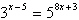 Use algebraic procedures to find the exact solution of the equation .