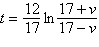 <strong>If we assume that air resistance is proportional to the square of the velocity, then the time t in seconds required for an object to reach a velocity v in feet per second is given by . Determine the velocity, to the nearest hundredth of a foot per second, of the object after 1.9 seconds.</strong> A)0.07 ft/sec B)13.75 ft/sec C)0.16 ft/sec D)16.93 ft/sec E)14.84 ft/sec