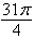 <strong>Find the number of radians in 4 revolutions. Leave answer in terms of p .</strong> A) B) C) D) E)