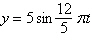 <strong>Write an equation for the simple harmonic motion that satisfies the given conditions. Assume that the maximum displacement occurs at t = 0. Frequency = 1.2 cycles per second, amplitude = 5 centimeters</strong> A) B) C) D) E)