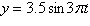 <strong>Write an equation for the simple harmonic motion that satisfies the given conditions. Assume that the maximum displacement occurs when t = 0. Amplitude = 3.5 inches, frequency 1.5 cycles per second</strong> A) B) C) D) E)