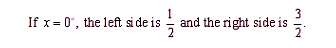 <strong>Show that the equation is not an identity by finding an x value for which the left side of the equation is not equal to the right side. </strong> A) B) C) D) E)