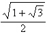 <strong>Use the half-angle identities to find the exact value of the trigonometric expression. cos 22.5 °</strong> A) B) C) D) E)