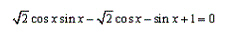 <strong>Solve the equation for exact solutions in the interval . </strong> A) B) C) D) E)