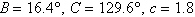 <strong>Solve the triangle, if it exists. Round answers to one decimal place. </strong> A) B) C)No triangle is formed. D) E)