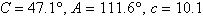 <strong>Solve the triangle, if it exists. Round answers to one decimal place. </strong> A)No triangle is formed. B) C) or D) or E)