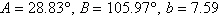 <strong>Solve the triangle, if it exists. Round answers to two decimal places. </strong> A) B)No triangle is formed. C) D) E)