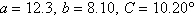 <strong>Find the third side of the triangle. Round answer to two decimal places. </strong> A)c = 10.90 B)c = 16.79 C)c = 4.56 D)c = 13.48 E)c = 14.66
