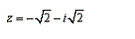<strong>Write the complex number in trigonometric form. </strong> A)2 cis 45° B)2 cis 315° C)2 cis 135° D)2 cis 210° E)2 cis 225°