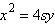 <strong>By using the definition of a parabola, find the equation in standard form of the parabola with V (0, 0), F ( s , 0), and directrix .</strong> A) B) C) D) E)