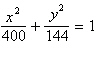 <strong>Find the equation in standard form of an ellipse with center at (0, 0)minor axis of length 24, and foci at (0, -16)and (0, 16).</strong> A) B) C) D) E)